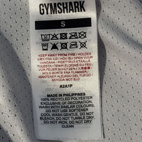 Gymshark Arrival Sleeveless T Shirt Men's Small Gray Camo Muscle Fitness Gym - Picture 13 of 16